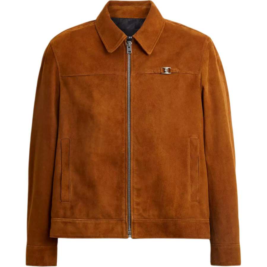 COACH COACH FW25 Leather Jacket Men's