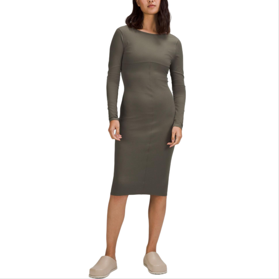 Lululemon Scoop Back Long Sleeved Dress Women's