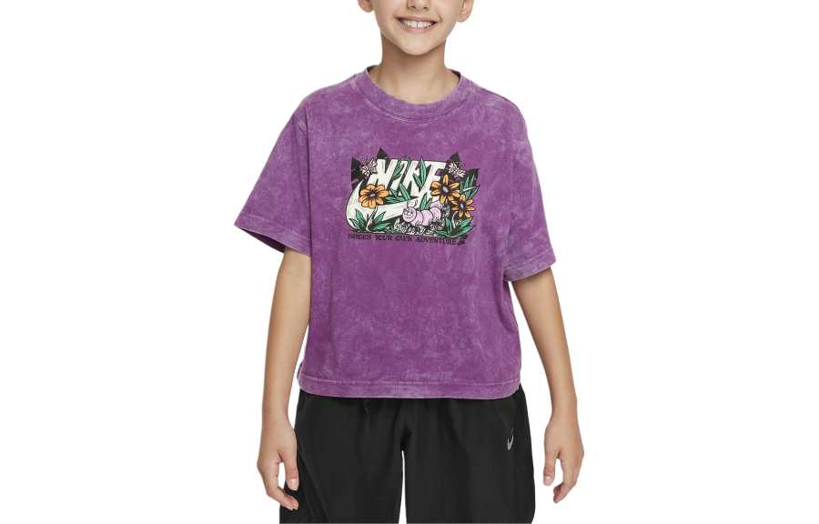 Nike Nike T Shirt Sportswear Dark Purple Kids'