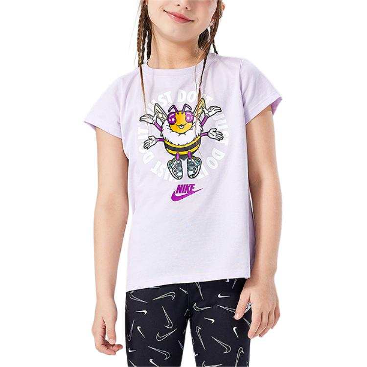 Nike Nike T Shirt Lavender Dusty Purple Children Aged 3 7 Years Old