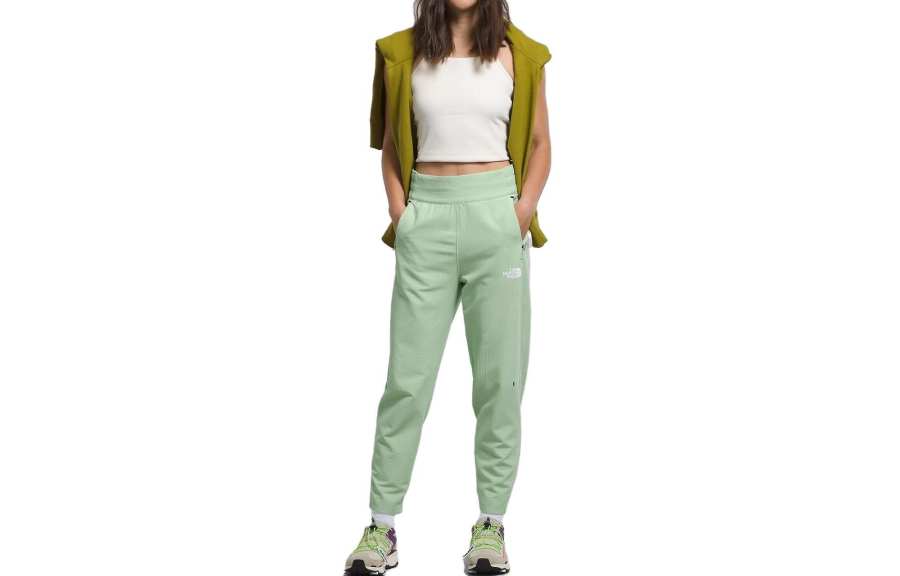 THE NORTH FACE Casual Pants Women's Green Moderate Tapered Pants