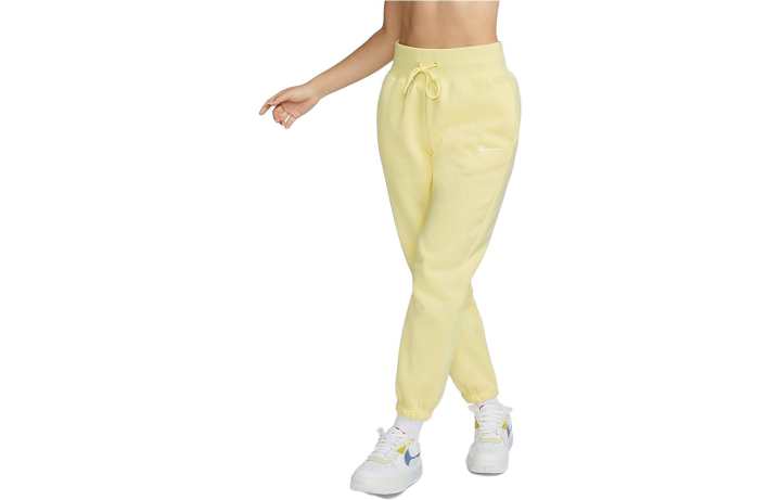 Nike Nike Knitted Sweatpants Women's Yellow Moderate Cuffed Pants