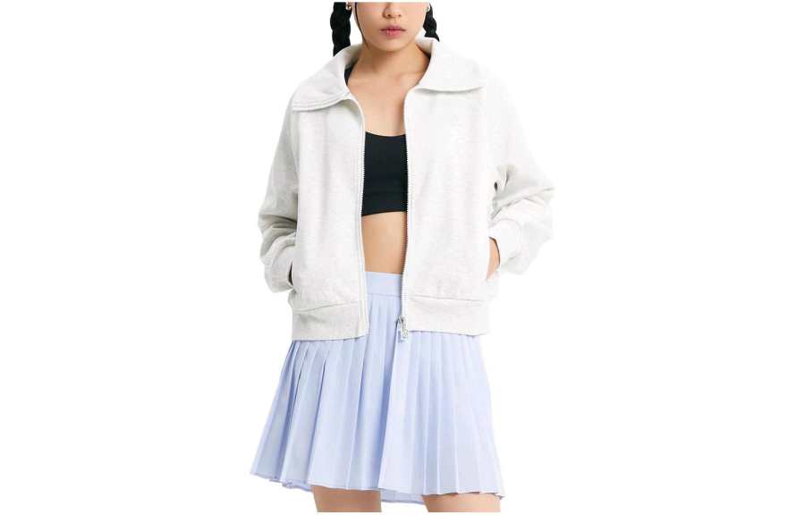 New Balance New Balance Jackets Women's Gray Hooded Moderate Other