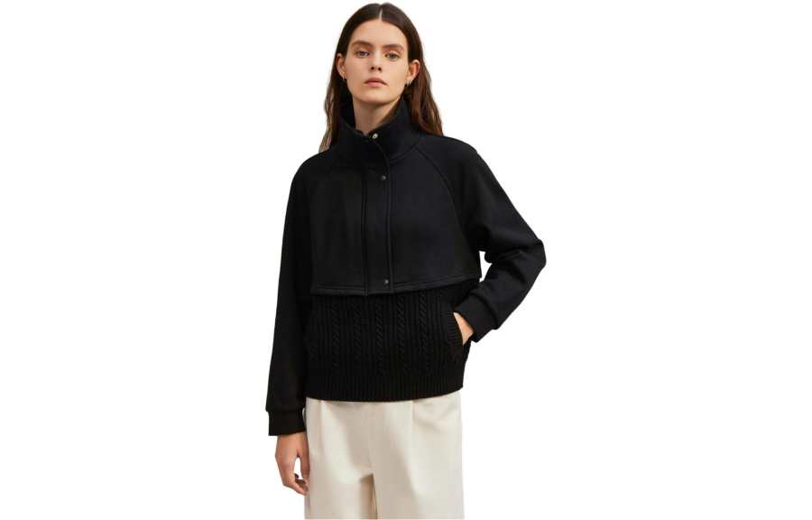 ELLE Sweatshirts Women's Stand Collar Moderate Other