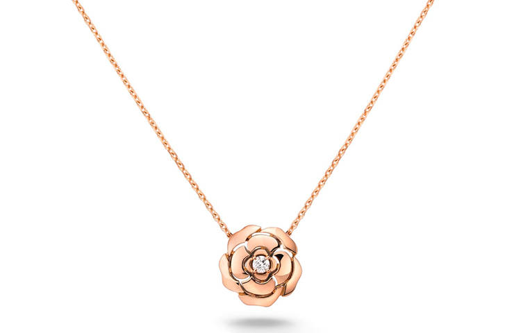 CHANEL CHANEL EXTRAIT DE CAMÉLIA Diamond Necklaces Women's
