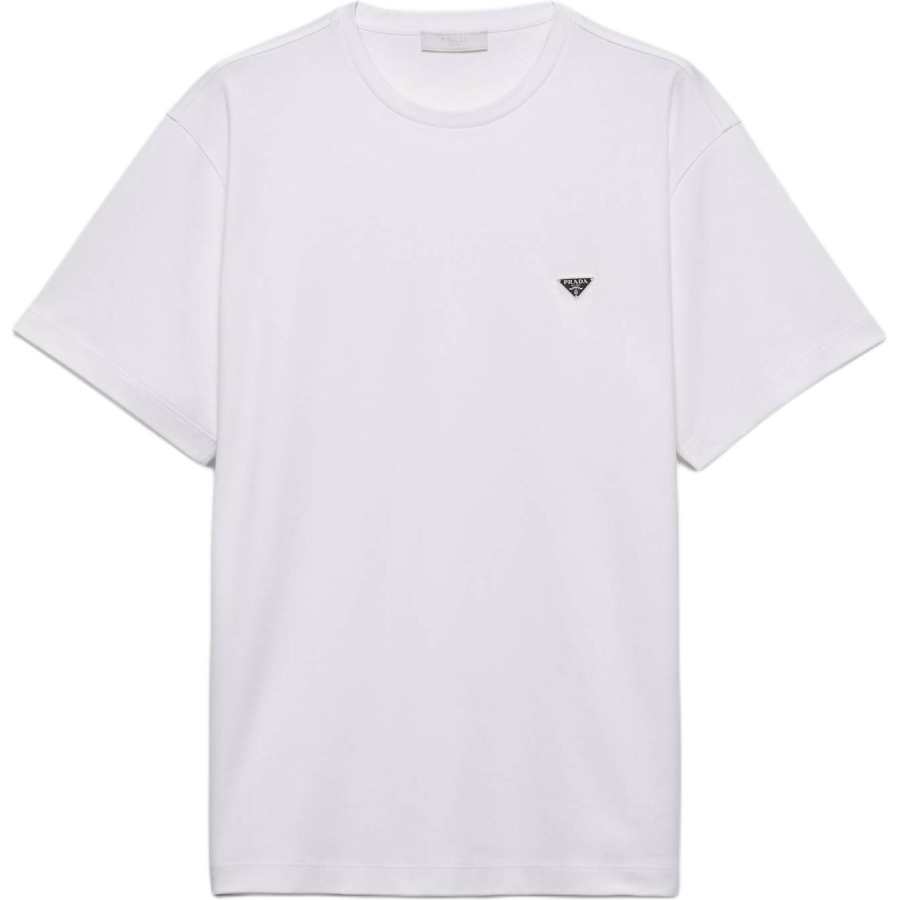 PRADA Prada logo cotton T-shirt