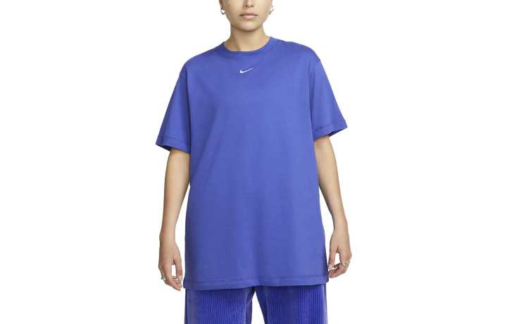 Nike Nike Drop Shoulder Sleeve T Shirt Women's Blue