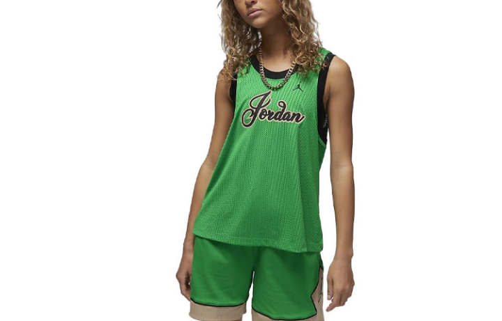 Jordan Jordan Tank Tops Women's Lucky Green Straight Fit