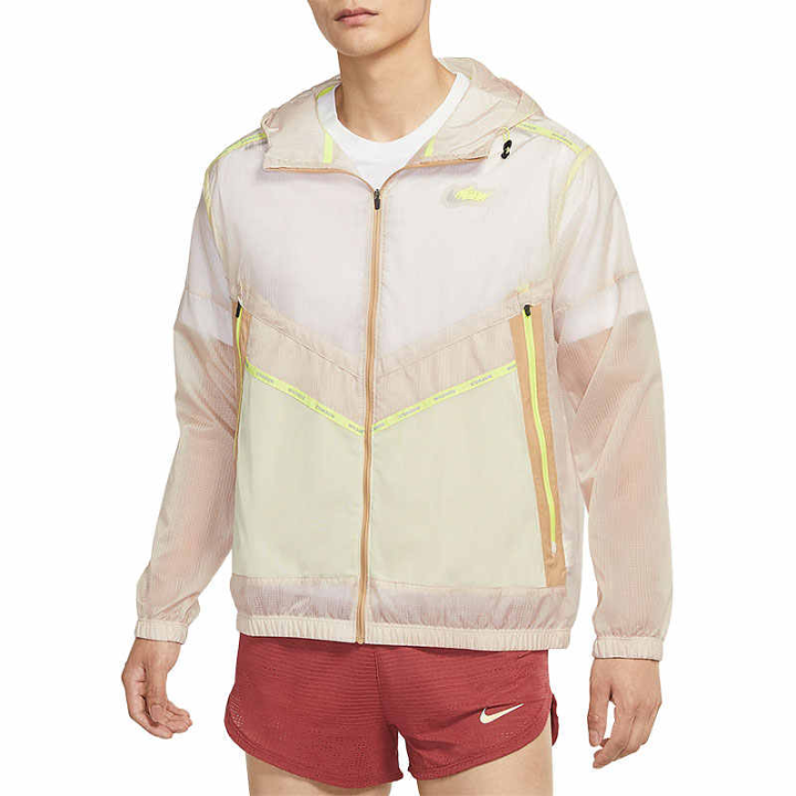 Nike Nike Sports Life Collection Jackets Men's Pink Hooded Thin Other