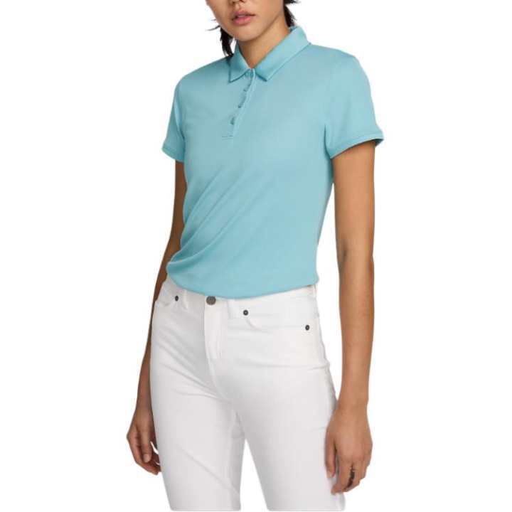 Nike Nike Polo Shirts Women's Blue Polo Collar Moderate Straight Fit