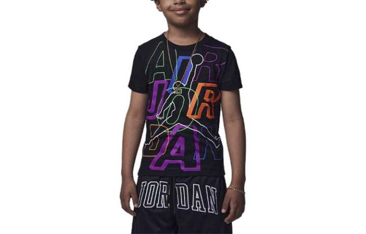 Jordan Jordan Kids T Shirts Crew Neck Moderate