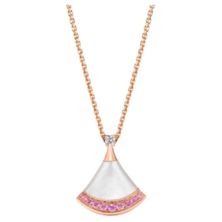 BVLGARI Divas'Dream Necklaces Women's Rose Gold