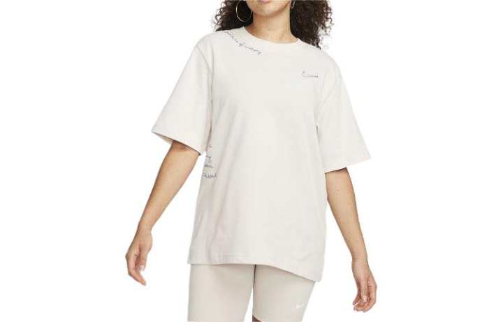 Nike Nike Drop Shoulder Sleeve T Shirt Women's Light Ore Brown