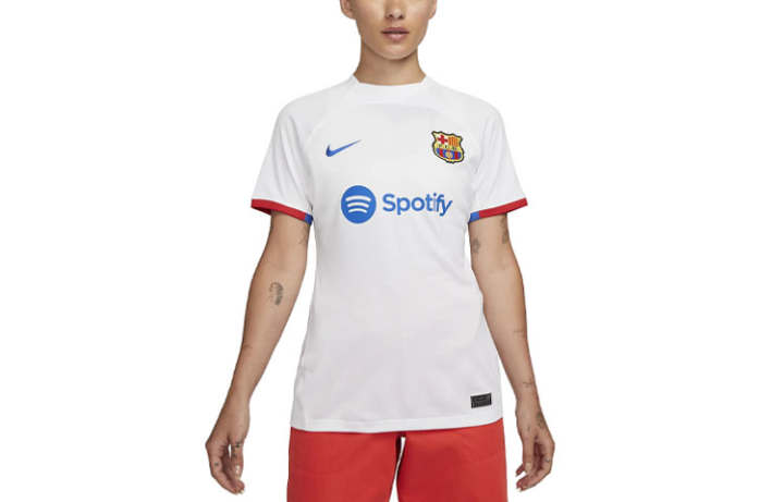 Nike Nike Barcelona Soccer Jersey Women's White