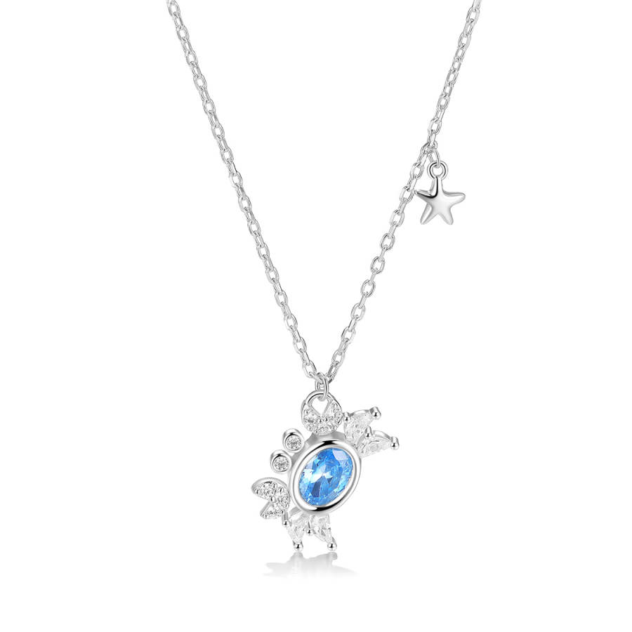 clect Clect 925 Silver Zircon Necklaces Women's