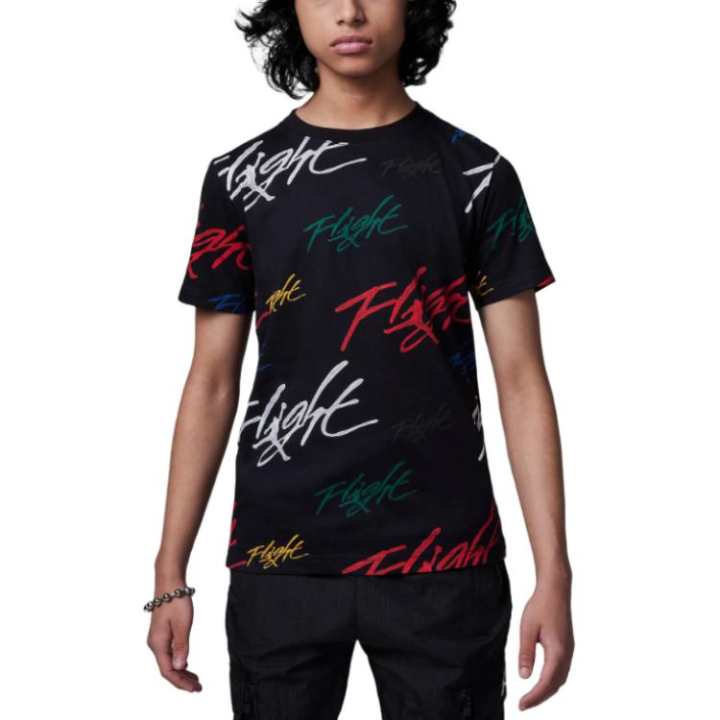 Jordan Jordan Flight T Shirt Black Teenagers