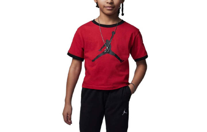 Jordan Jordan Kids T Shirts Crew Neck Moderate