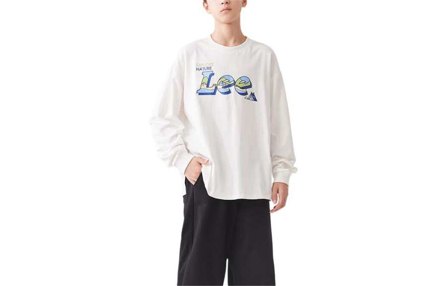 LEE KIDS T Shirts Crew Neck Moderate