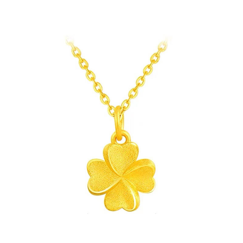 ZHOUBAIFU Gold Necklace Women's