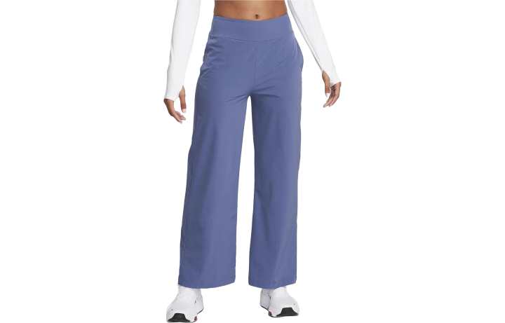 Nike Nike Dri Fit Knitted Sweatpants Women's Diffused Blue Moderate Wide Leg Pants