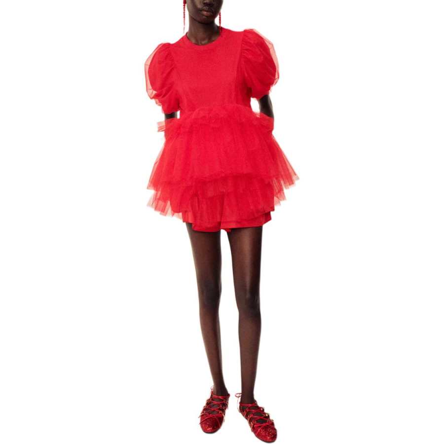 Simone Rocha puff-sleeved T-shirt