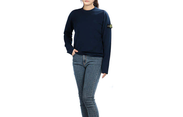 STONE ISLAND Kids Sweatshirts Crew Neck Moderate