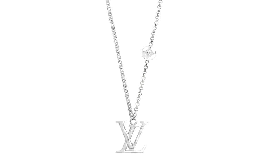 LOUIS VUITTON LOUIS VUITTON 925 Sterling Silver Necklaces Men's Silver