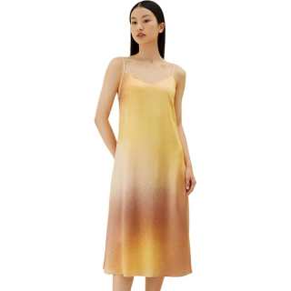 JINSANT Slip Dresses Women's V Neck Moderate Mid Length