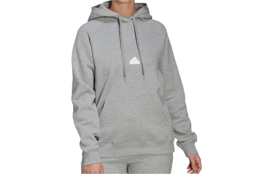 Adidas Adidas Sweatshirts Women's Gray Hooded Moderate Regular