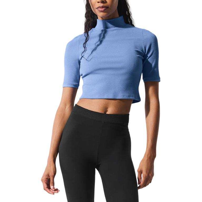 Alo Yoga T Shirts Women's Stand Collar