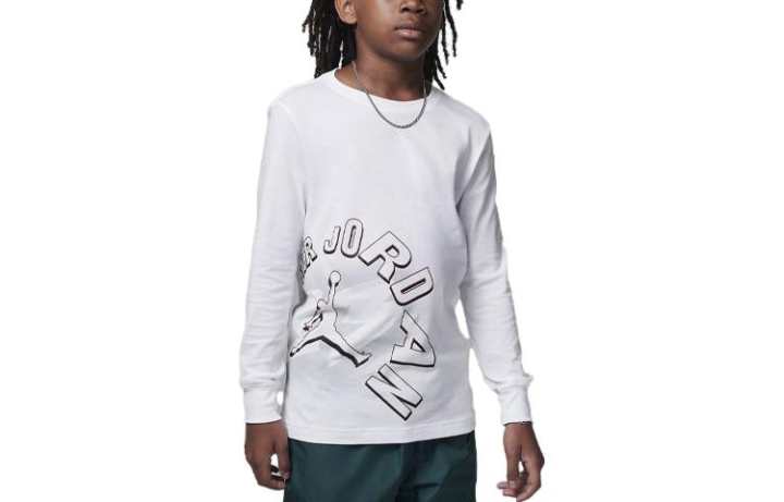 Jordan Jordan Kids T Shirts Crew Neck Moderate
