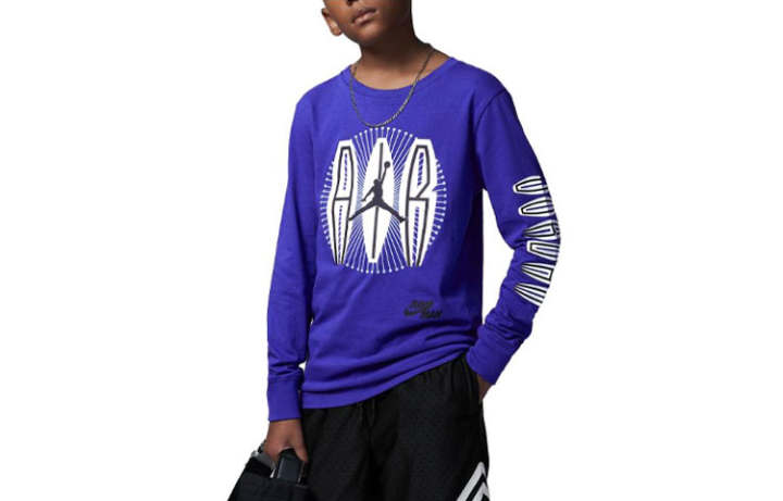 Jordan Jordan Kids T Shirts Crew Neck Moderate