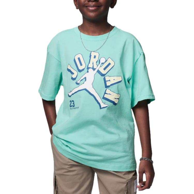 Jordan Jordan Varsity Jumpman T Shirt Rising Emerald Green Teenagers