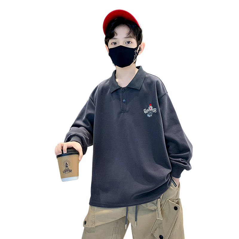 Lanza Lanza Kids Sweatshirts Lapel Moderate