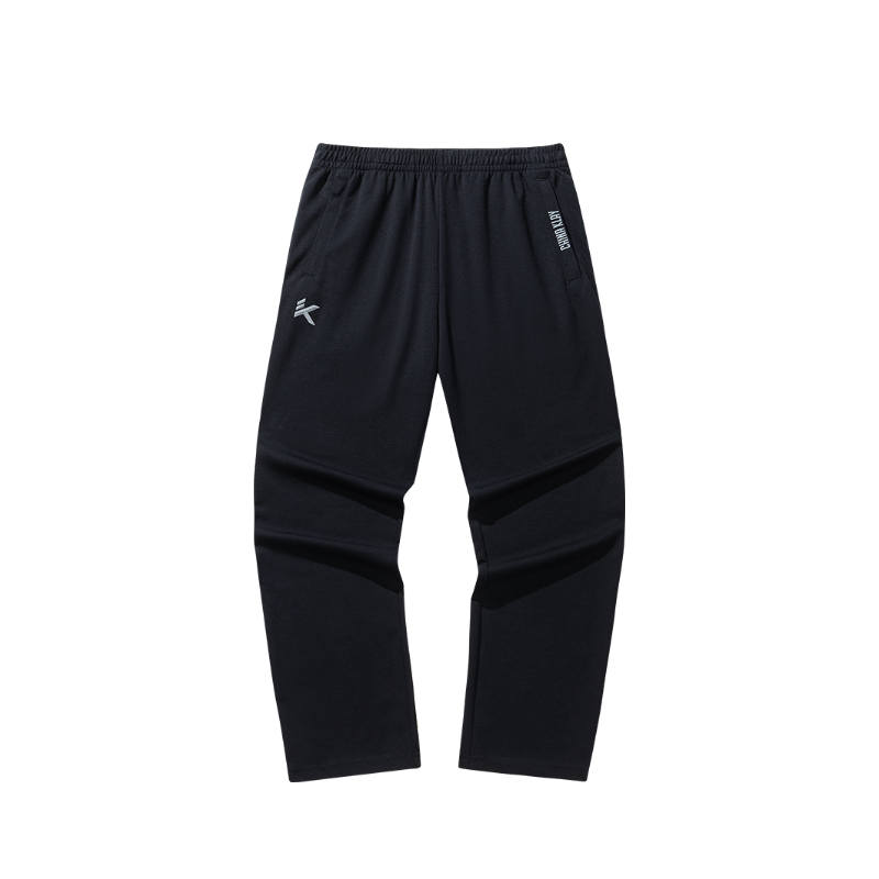 ANTA Anta Basketball Collection Knitted Sweatpants Men's Basic Black