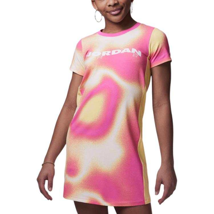Jordan Jordan Children's Dress Teenagers Laser Fuchsia