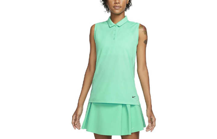 Nike Nike Polo Shirts Women's Mint Polo Collar Moderate Straight Fit