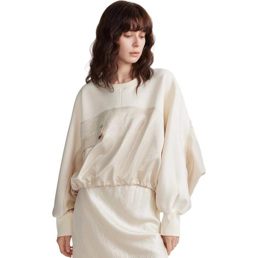 ELLE Sweatshirt Women's Apricot