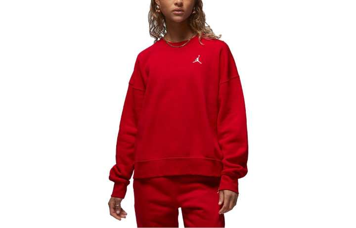 Jordan Jordan Sweatshirts Women's Red Crew Neck Moderate Regular
