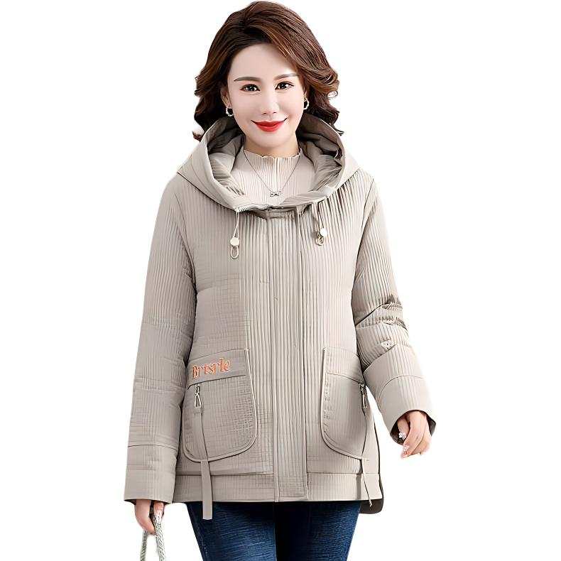 YALU Down Jackets Women's Hooded Thickened