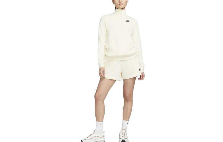 Nike Nike Sweatshirts Women's Coconut Milk Stand Collar Moderate Regular