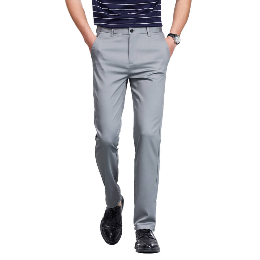 Hodo Casual Pants Men's Thin Straight Fit Pants