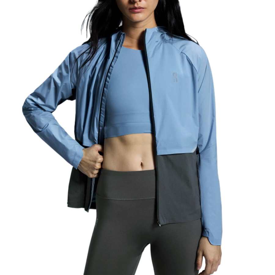 On On Core Jacket Women's Light Gray Blue