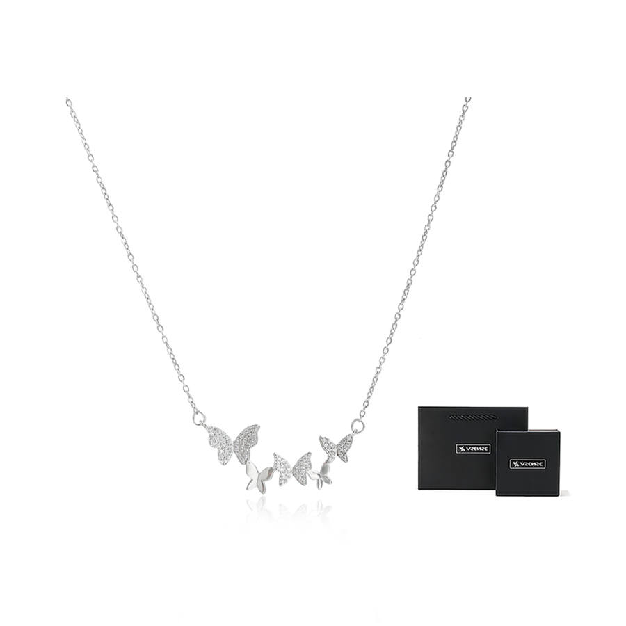 VSENSE.CN VSENSE.CN 925 Silver Zircon Necklaces Women's