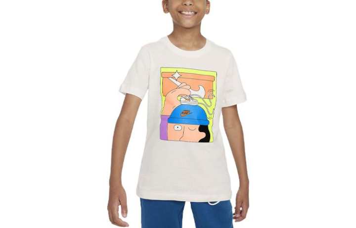 Nike Nike Kids T Shirts Crew Neck Moderate