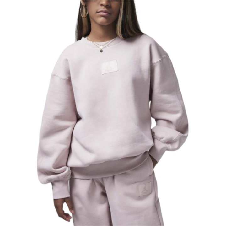 Jordan Jordan Flight Essentials Sweatshirt Oxford Pink Teenagers
