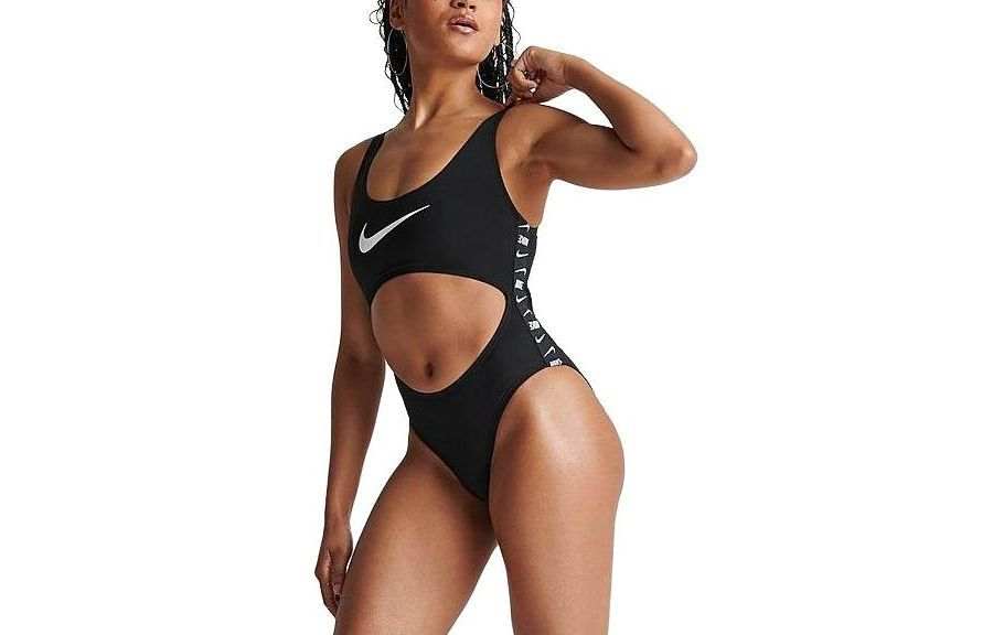 Nike Nike One Piece Swimsuits Women's Black Triangle One Piece Swimsuit