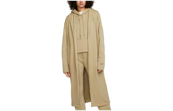 Nike Nike Coats Women's Khaki Lapel Moderate