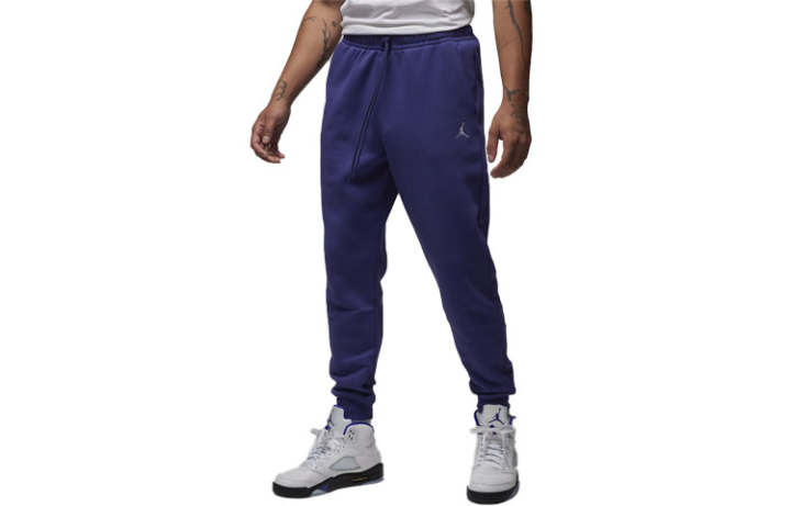 Jordan Jordan Knitted Sweatpants Men's Purple Moderate Cuffed Pants