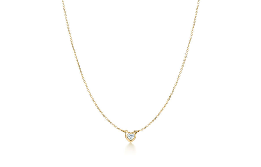 TIFFANY & CO. Elsa Peretti® 18K Gold Diamond Necklaces Women's Gold